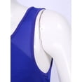thumbnail image 4 of MSemis Female Dance Leotard Dress V-Neck High-Low Skirt XS to 3XL, 4 of 8