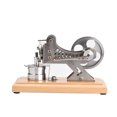 thumbnail image 3 of Crimson Desktop Engine Stirling Engine Model 18×12×10 Led Stirling Engine Funny Education Electricity Power Generator Model, 3 of 8