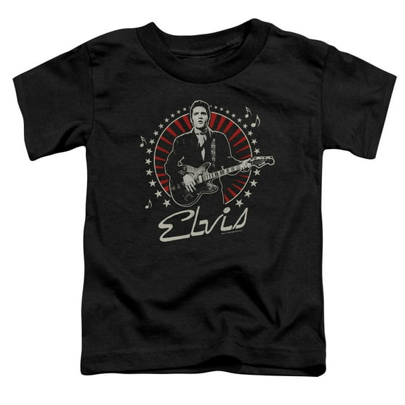 Elvis Presley Stars Toddler T-Shirt Black