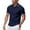 045 Navy, variant on Fanxing Mens Golf Shirts Big And Tall Black Moisture Wicking Golf Shirt Fashion Casual Collared T-Shirt S