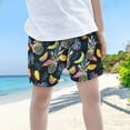 thumbnail image 2 of Gubotare Baby Boy Swim Trunks Baby Boy Swimsuit Toddler Baby Boy Beach Swim Shorts Bathing Suitt Swimsuit Swimwear Shorts Boys Swim Trunks Size 7-8T (Black,7-8 Years), 2 of 5
