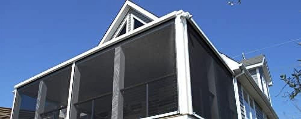 65% Solar Insect Screen Mesh Kit - (36 in x 25 ft) - Solar Screen Roll for Window, Patio, & More