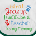 thumbnail image 4 of Inktastic Teacher Like Mommy Boys or Girls Baby Bib, 4 of 4