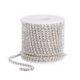 thumbnail image 1 of Miangastore 10M Crystal Rhinestone Close Chain Clear Triming Claw Chain for Jewellery Sewing Craft DIY (4.0MM), 1 of 7