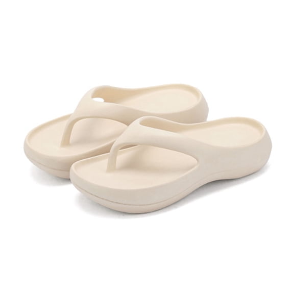 ibiyuan Women Flip Flops Wedge Thong Sandals for Women Non- Thick Sole Slippers for Women Indoor Breathable Orthopedic Shoes for Women