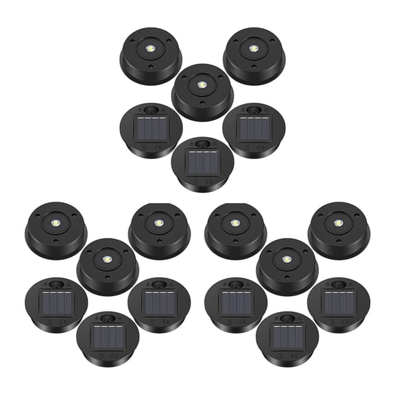 18 Pcs Solar Lights Replacement Top 7 Lumens Lantern Parts LED Panel Lid for Outdoor Hanging