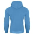 thumbnail image 4 of Vedolay Mens Hoodies Pullover Plus Size Long-Sleeve Crewneck Tee Shirt Blue,3XL, 4 of 4