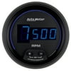 Autometer 6997 Cobalt Digital Tachometer 3-3/8 10K Rpm In-Dash Digital Black Dial W/ Blue Led