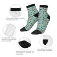 thumbnail image 3 of Goofa Dachshund Dog Puppy Pattern Non Slip Socks with Grips for Elderly, Crew Socks Yoga Hospital Socks Cushioned Sole Gripper Socks for Men Women, 3 of 5