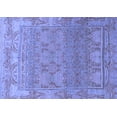 thumbnail image 1 of Ahgly Company Indoor Rectangle Abstract Blue Modern Area Rugs, 8' x 10', 1 of 4
