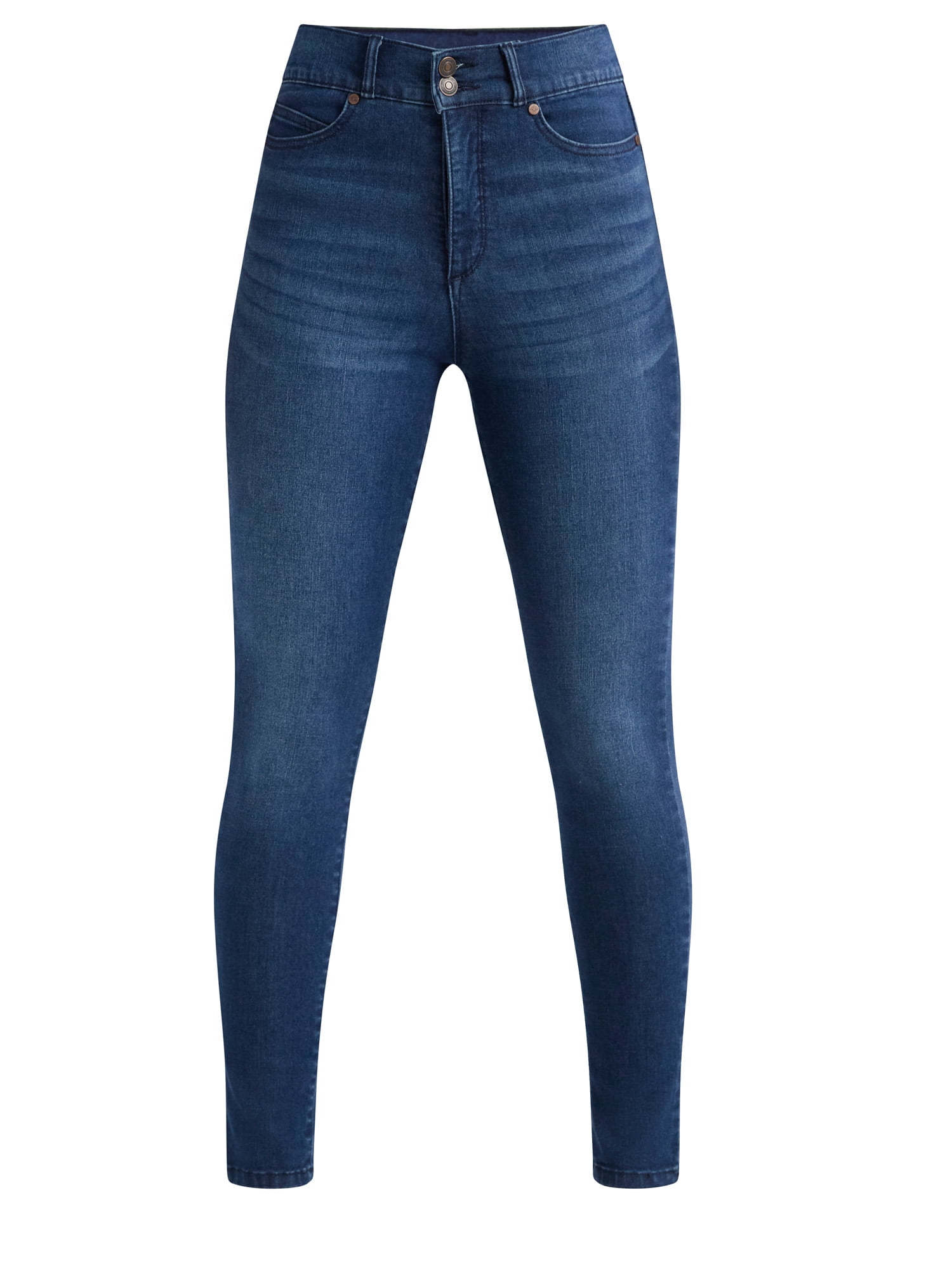 Sofia Jeans Women's and Women's Plus Eva Contouring Skinny High Rise Ankle Jeans, 25" and 27" Inseams, Sizes 0-28
