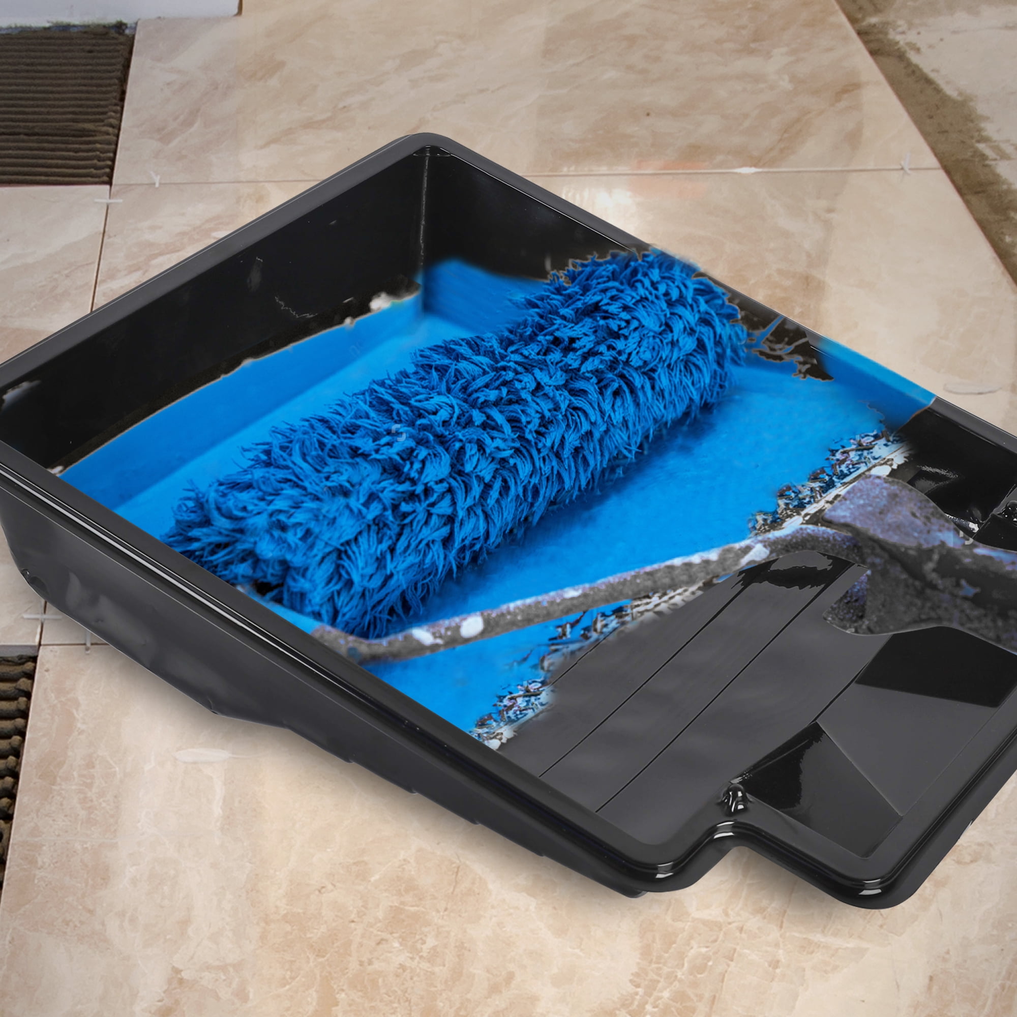 PaintPro 9-Inch Plastic Paint Tray Liners, Black, 2 Pack