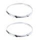 thumbnail image 5 of 2 aros de metal para caja de tambor para instrumentos de percusión. 13 pulgadas 6 hoyos, 5 of 7