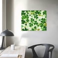 thumbnail image 4 of Nawypu St. Patrick's Day Canvas Wall Art Framed Wall Decoration Shamrock Clover Wall  Green Lucky Leaf Aesthetic Wall Artwork Ready to Hang Wall Pictures for Living Room Bedroom Decor, 4 of 6