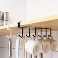 DPTALR Wall Hooks For Hanging Under Hanger Rack Kitchen Paper