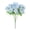 Blue, variant on LAVA Peony Artificial Fake Flowers Bunch Silk Peonies Hydrangea Bouquet Home Wedding Party Decor White