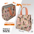 thumbnail image 3 of German Shepherd with Pioneer Flower Insulated Lunch Bag for Women & Adults,Large Portable Soft Cooler Lunch Bag,Thermal Food Storage Tote with Pearl Cotton,8.66L,8.75x5.75x9.5 Inch, 3 of 6