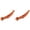 orange 2PCS, variant on Elastic Resistance Loop Bands Yoga Exercise Gym Fitness Workout Stretch Physio