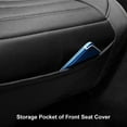 thumbnail image 4 of 2pcs Front Seat Covers Customed For Toyota Corolla Car Seat Covers PU Leather Auto Seat Cushions Protector Front Seats for Camry RAV4 Prius Avalon Echo Matrix Black, 4 of 7