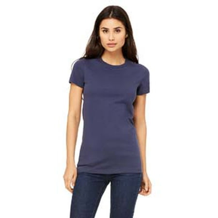 Navy Womens Perennial T-shirt - Bella + Canvas Ladies' The Favorite T-Shirt