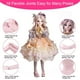 thumbnail image 2 of Ucanaan Bjd Doll 1/3 Sd Dolls 24 pulgadas 18 bolas articuladas muñeca DIY juguetes con ropa traje zapatos peluca pelo maquillaje mejor regalo para niñas (Carina), 2 of 5