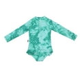 thumbnail image 5 of oqasdz Toddler Girl Swimsuit Scale Long Sleeve Rash Guard Sun Protection Quick Drying Adorable Swimwear Size 3 Y-4 Y, 5 of 6