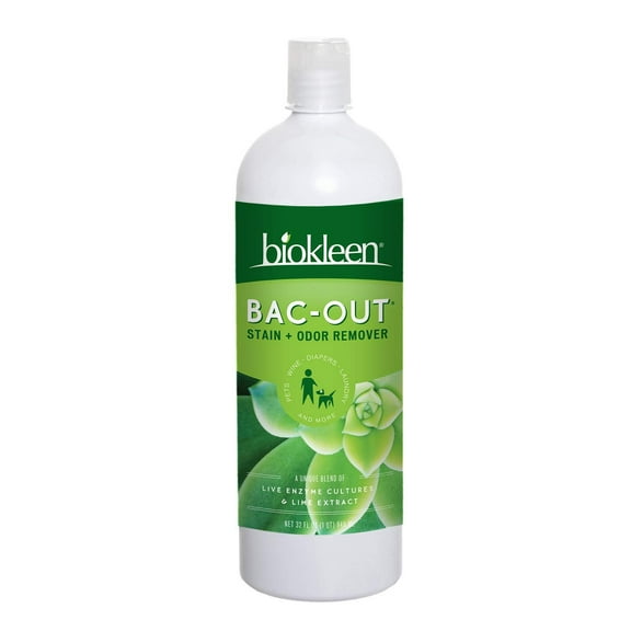 Biokleen Bac-Out Stain Odor Remover - Enzymatic Pet Odor Remover - 12 Pack, 32 fl oz