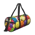 thumbnail image 3 of Easygdp Brightly Colored Cupcakes Travel Bag, Camping, Weekend, Carry On Overnight Duffel Bag with Shoulder Strap, 3 of 8