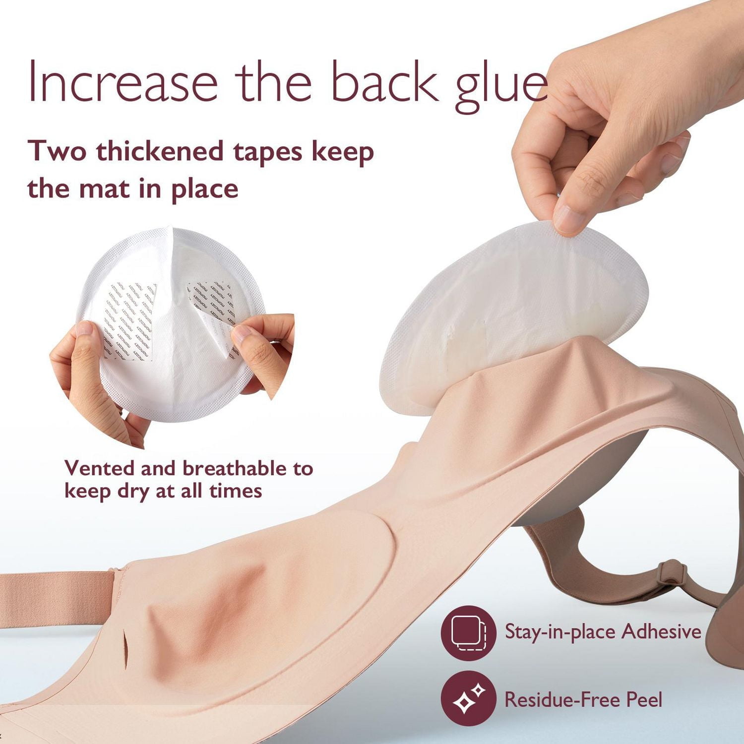 Momcozy Disposable Nursing Pads, Ultra Soft Breast Pads, 120 Pads