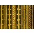 thumbnail image 1 of Ahgly Company Indoor Rectangle Solid Yellow Modern Area Rugs, 7' x 10', 1 of 4