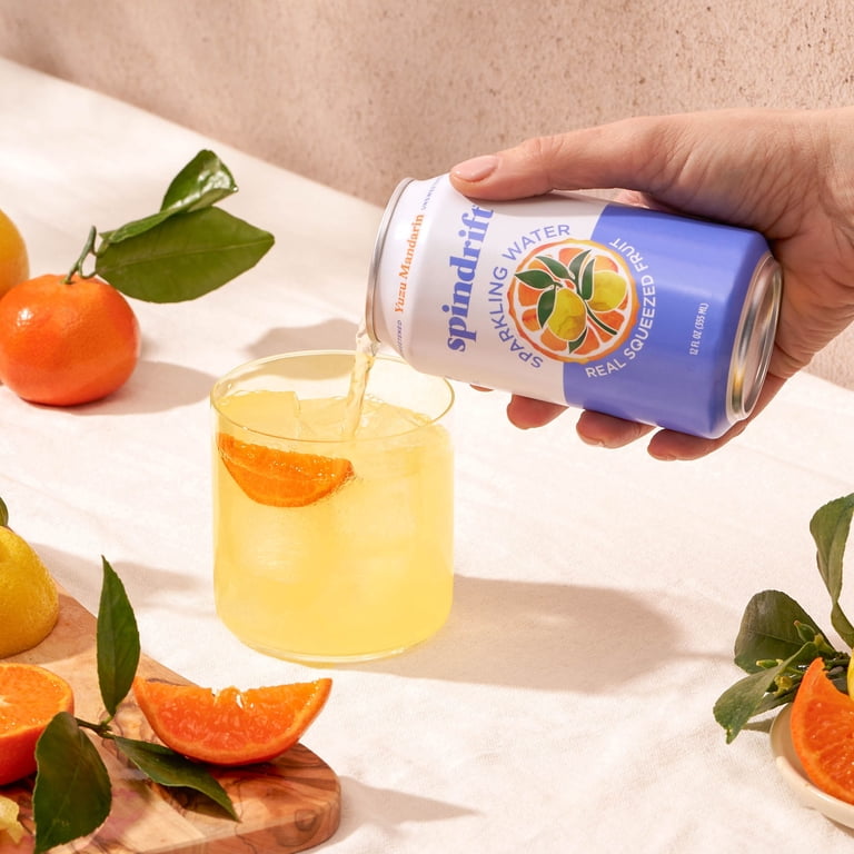 Spindrift Yuzu Mandarin Sparkling Water, 12 fl oz, 8 Pack photo 7