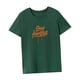 thumbnail image 5 of Camiseta para mujer Ropa de verano Camisa de cuello redondo para trabajo Viajes Camping Mujer Verde, 5 of 7