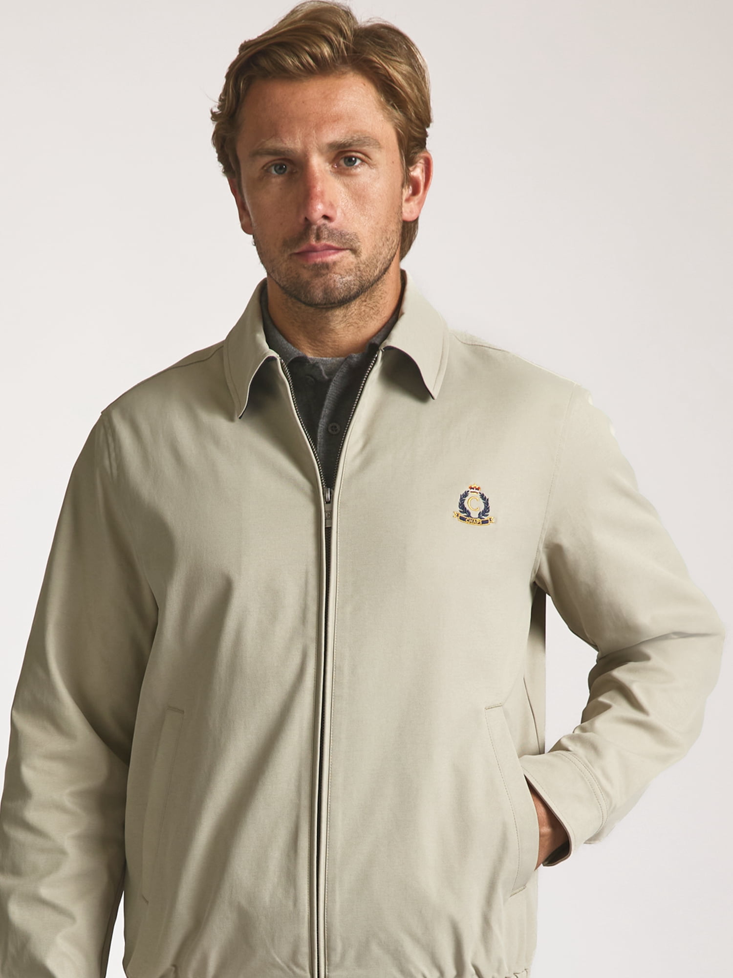 Chaps Men’s and Big Men’s Heritage Harrington Bomber Jacket, Sizes S–2XL