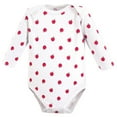 thumbnail image 5 of Hudson Baby Cotton Long-Sleeve Bodysuits, 3-Pack, Newborn- 24 Months, 5 of 5