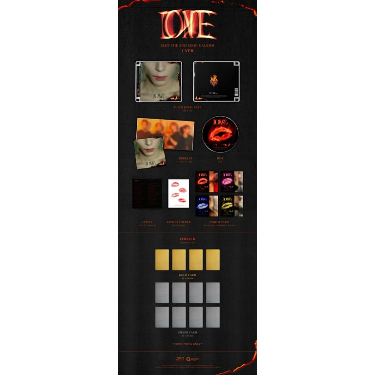 XLOV - [I ONE] 2nd Single Album 1 (ONE) Version - Walmart.com