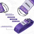 thumbnail image 4 of RDX 8ft Yoga Strap with D-Ring Buckle, Durable Polyester Cotton Adjustable Belts for Stretching P, F7, 4 of 5
