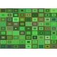 thumbnail image 1 of Ahgly Company Indoor Rectangle Patterned Seaweed Green Area Rugs, 7' x 10', 1 of 6