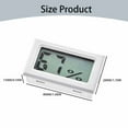 thumbnail image 3 of YDNGF Hygrometer Digital Indoor Humidity Gauge with Temperature Meter Sensor, Indoor Hygrometer Sensor, Humidity Gauge, Humidity Meter for Baby Room, Terrarium, Incubator, Greenhouse, 3 of 9