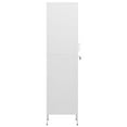 thumbnail image 4 of vidaXL Locker Cabinet White 35x46x180 cm Steel, 4 of 5