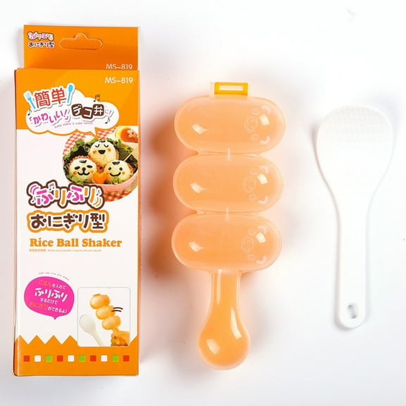 Rice Ball Maker,Rice Ball Mold,Diy Sticky Rice Molds Large Ball Mold Kitchen Tool Rice Ball Maker Shake,Rice Roll Shaker Ball Maker Rice Ball Maker Shake(1pc Rice Spoon 7*1.4in)