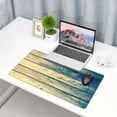 thumbnail image 4 of Kdxio Retro Wooden Print Large Gaming Mouse Pad,Non-Slip Base,Water Resist Keyboard Pad for Gamer,Office & Home,29.5 x 15.8 in, 4 of 6