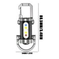 thumbnail image 4 of Yooshoverk USB Flashlight Mini Rechargeable Keychain for Car Outdoor Use, 4 of 9