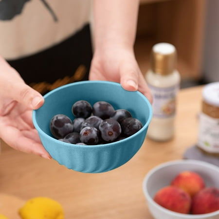 

HongHeng 1Pc Wheat Straw Bowl - Unbreakable Dishwasher & Microwave Safe Bowls for Salad Rice Breakfast Oatmeal & Pasta