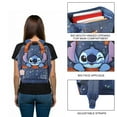 thumbnail image 2 of Disney Stitch Convertible Backpack and Crossbody Bag with Adjustable Straps, 2 of 6