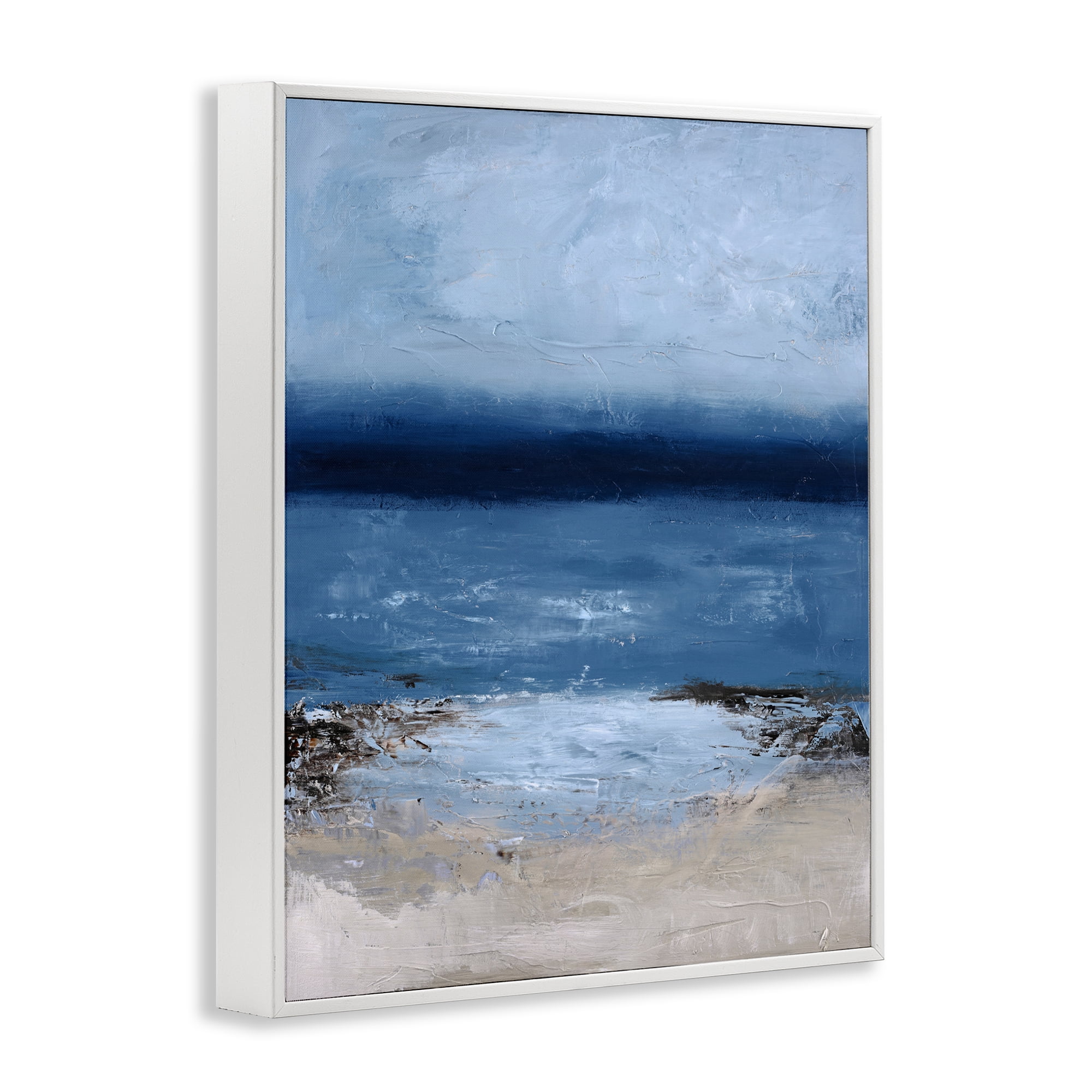 Endless Sea Moods White Framed Giclee Art, design by Design Fabrikken