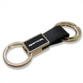 thumbnail image 2 of Ford F-150 Raptor Black Leather insert Golden Metal Leather Strap Key Chain, 2 of 5