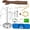 Dark Skin Arm, variant on VEVOR IV Practice Kit Phlebotomy Practice Kit with Dark Skin, Venipuncture Practice Kit Skills Learning Model Arm Kit with Height Adjustable Infusion Stand for Students, Nurse