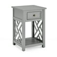 thumbnail image 6 of Alaterre Furniture Coventry 36 in. Coffee Table and End Tables Set of 3, Living Room Furniture Collection with Storage, Gray, 6 of 8