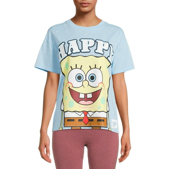 Spongegbob Juniors' Cloud Wash Knit Top