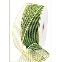 Metallic Poly Deco Mesh Sash, 2.5" x 25 Yards, Moss Green RS2000E4
